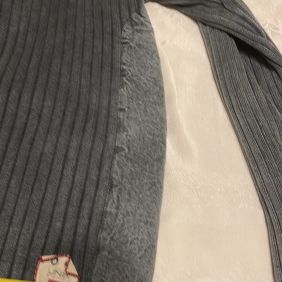 JNS 4 YOU MEN’s dark gray sweater top with zipper (mlb) - Picture 8 of 12